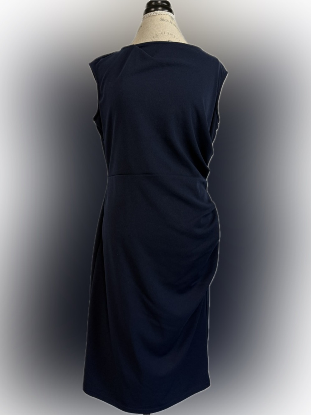 Miusol Dark Blue Backless Dress